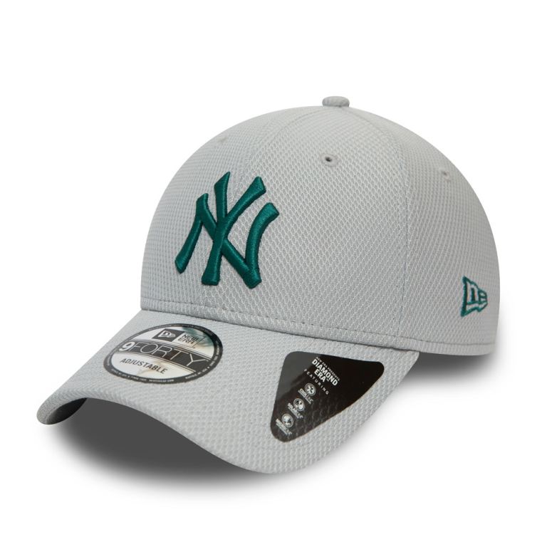 Gorras New Era 9forty Grises - New York Yankees Diamond Era 83092BTEH